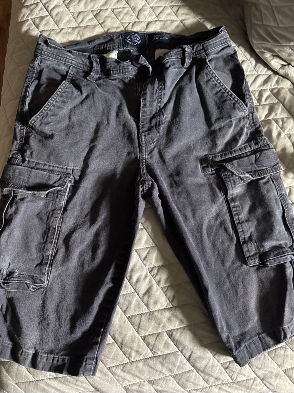St. John's Bay Men’s Navy Cargo Shorts
